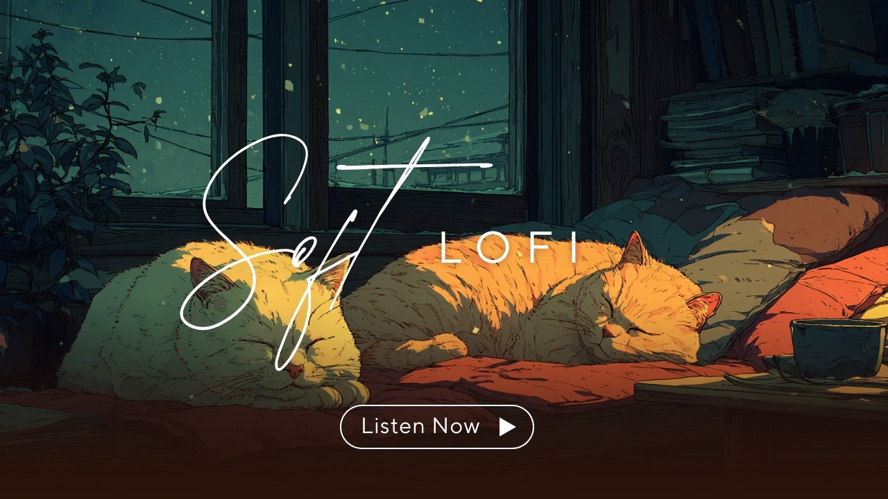 Lo-Fi for Night Work ☕🐱 | Focus While the Cat Sleeps