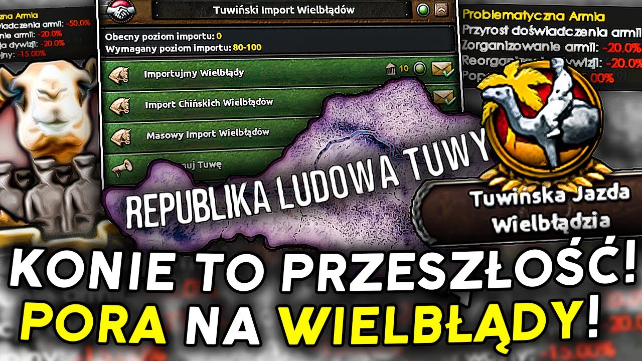 TANNU TUVA POD WIELBŁĄDY czyli PSYCHA SIADA w HEARTS OF IRON 4