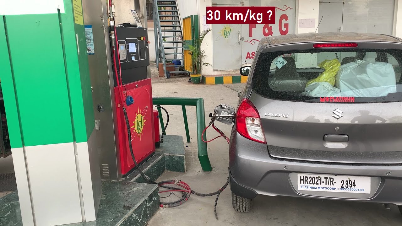 Maruti Suzuki Celerio-CNG  Real Life Mileage Test With 4 People in Car | Tank To Tank