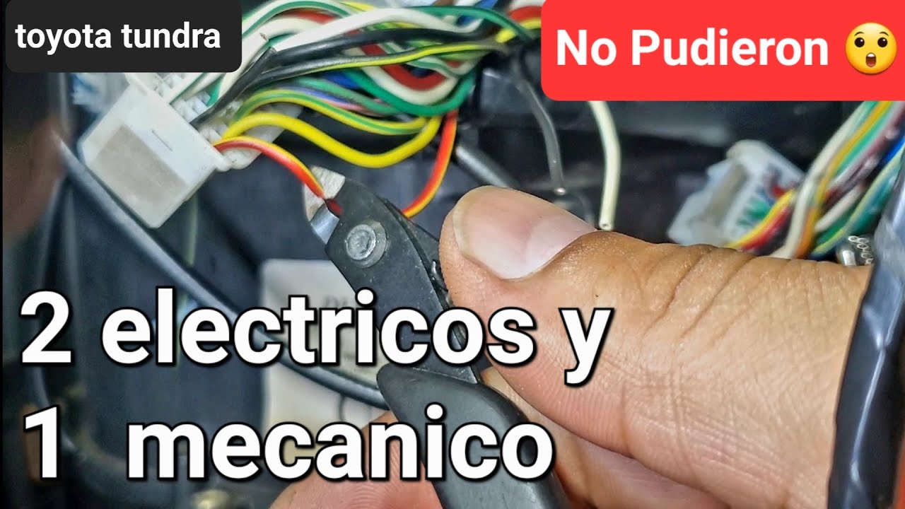 2 electricos y 1 mecanico no PUDIERON REPARAR esta 2000 toyota tundra