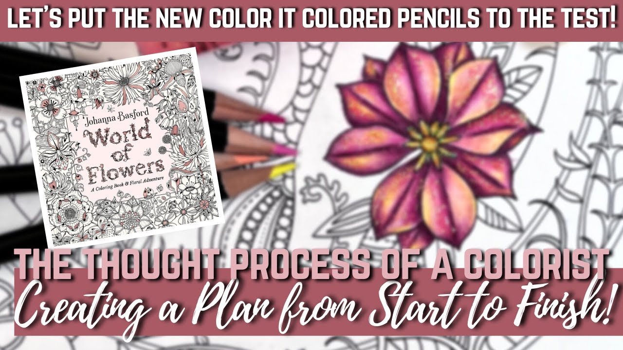 MY THOUGHT PROCESS - Creating a Plan | Putting the NEW COLORIT COLORED PENCILS to the test!