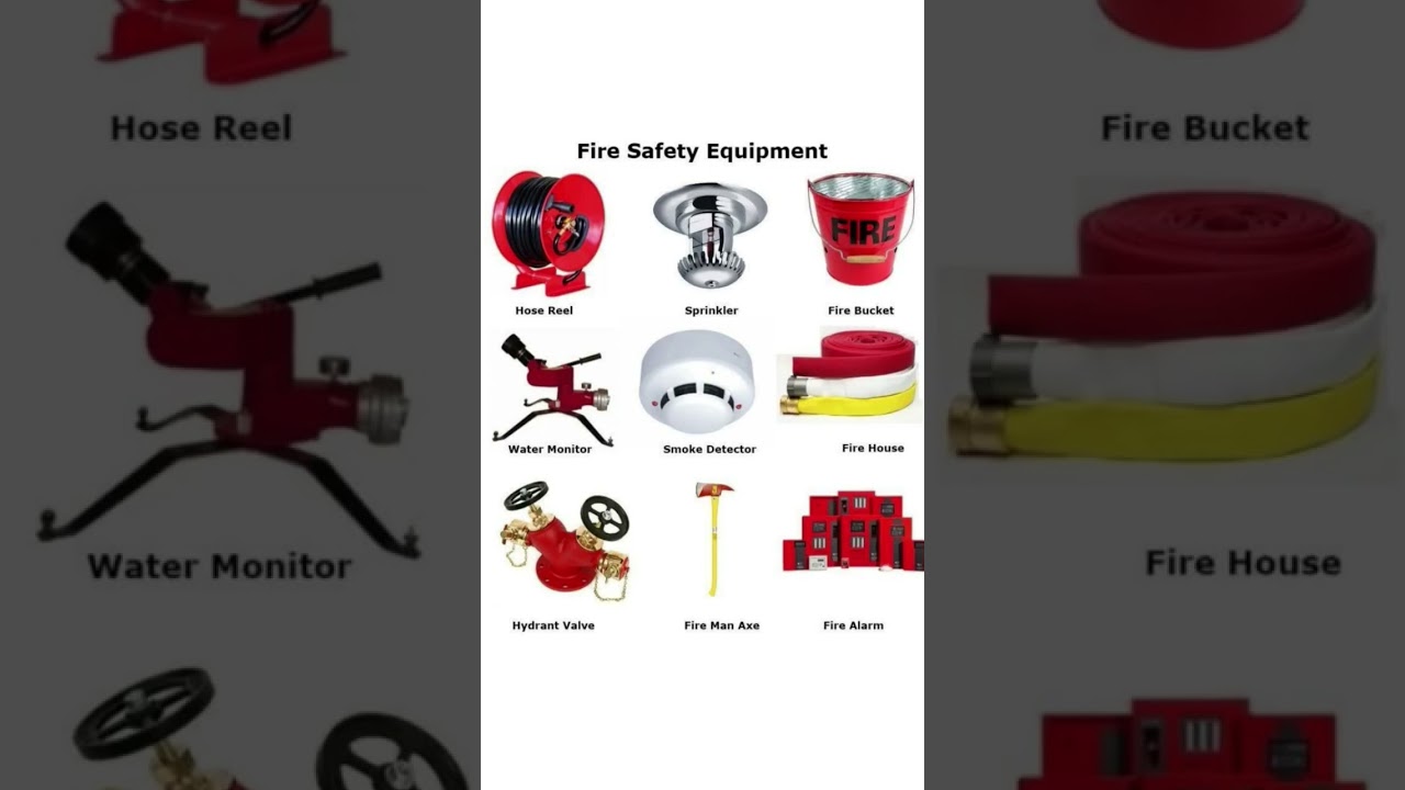 Fire Safety Equipment #fireman #interiordesign #automobile #interior #civilengineering #fashion