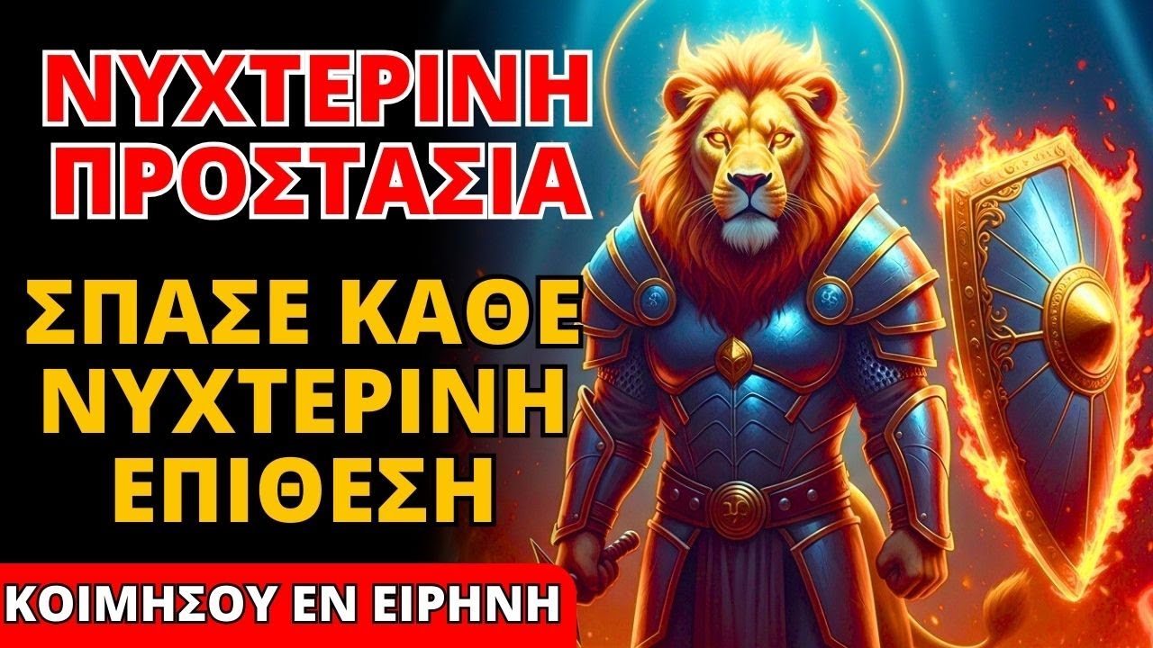 🩸 Ενώ Κοιμάστε, το Αίμα του Ιησού ΚΑΙΕΙ Κάθε Μαγεία Που Έγινε Εναντίον Της Ζωής Σας