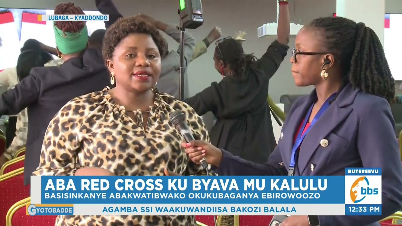 Aba Red Cross ku Byava mu Kalulu , Basisinkanye Abakwatibwako Okukubaganya Ebirowoozo