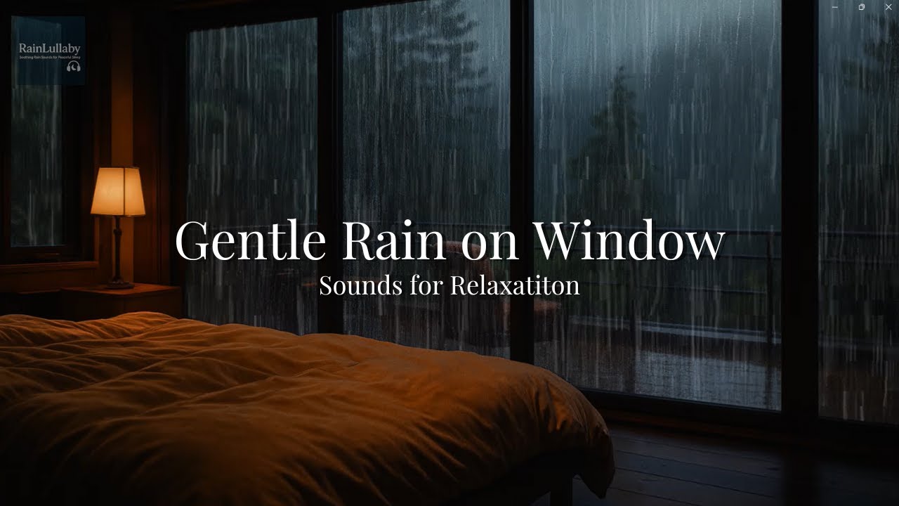 RainLullaby &ndash; Rain Sounds for Sleep & Deep Relaxation Throughout a Beautiful Night