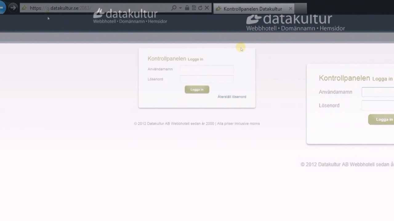 Datakultur - Avsnitt 2: L&auml;gg upp ett nytt e-postkonto