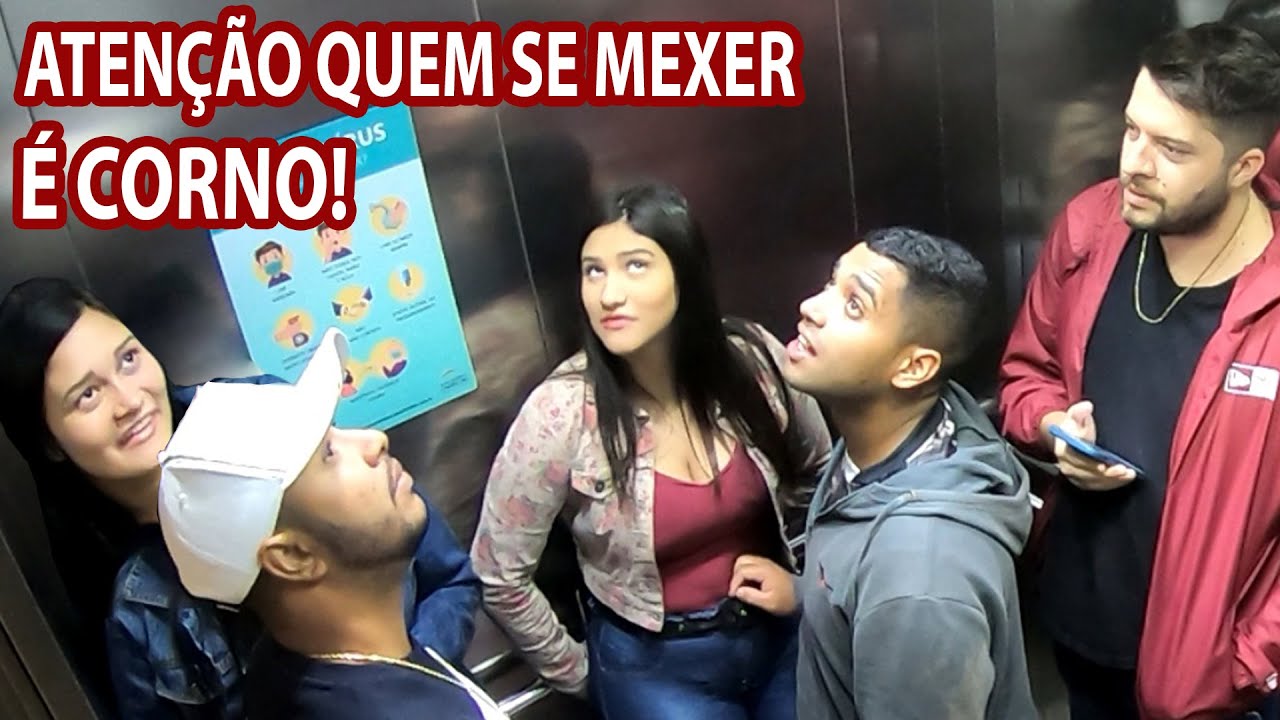 QUEM SE MEXER É CORNO! (VOZ DO GOOGLE NO ELEVADOR)