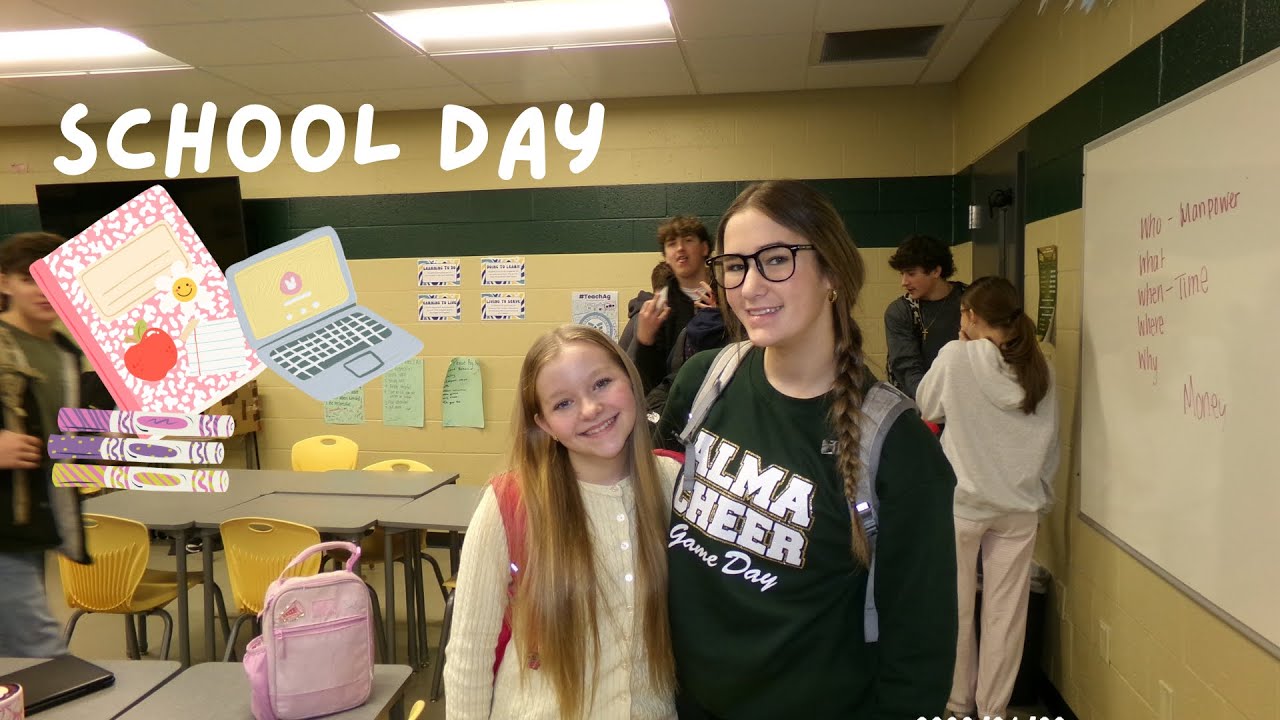 School vlog❄️🥂😙