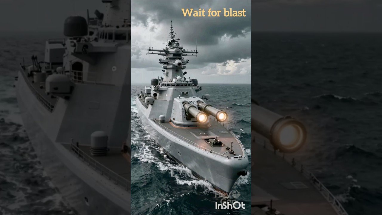 Warship Launches Powerful Missile Across Ocean | Huge Explosion | AI Generated Military Simulation