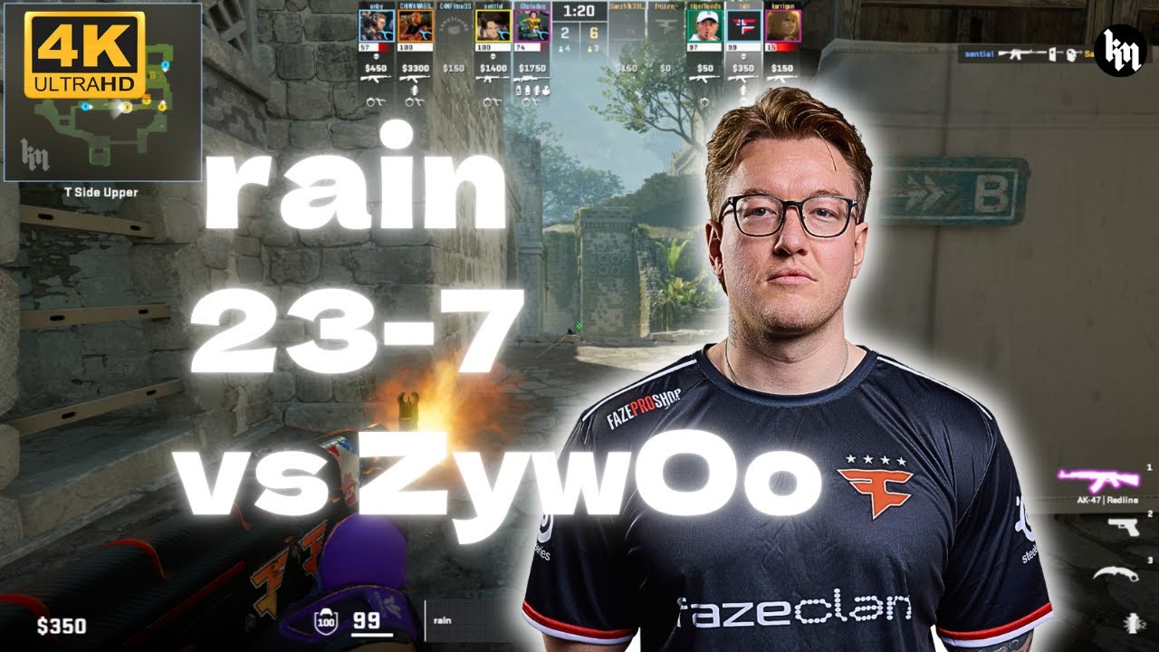 🌧rain w/karrigan/frozen vs ZywOo (Ancient) | FACEIT NA 3380 Elo | Jun 17, 2025 | CS2 POV/DEMO