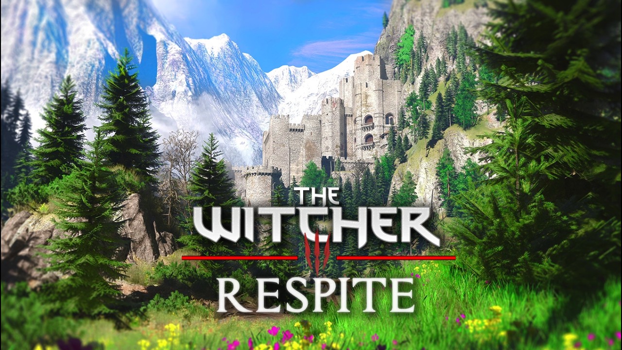 The Witcher 3 Spring Journey With Geralt - Calming Cinematic Music & Ambience #relax