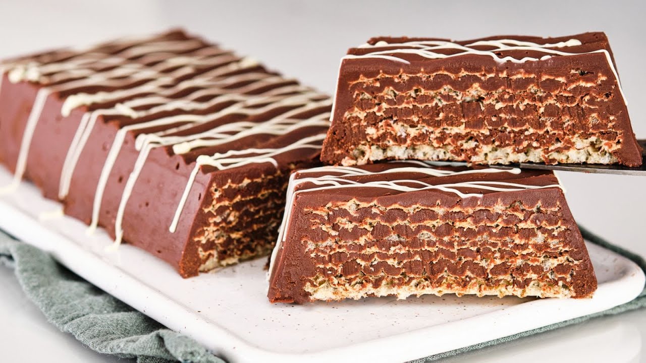 Торт КитКат, всего 3 ингредиента! Просто и очень вкусно! Никакой выпечки, никакой сгущенки!