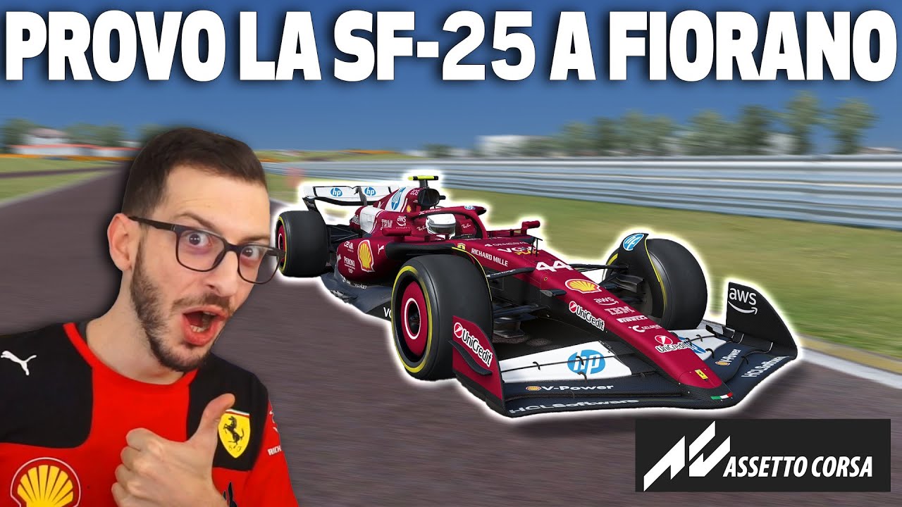 Ferrari SF-25 Shakedown su ASSETTO CORSA!