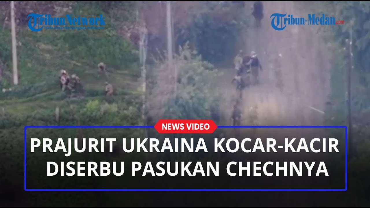 Prajurit Ukraina Berusaha Kabur, Bersembunyi Terkena Serangan Pasukan Chechnya