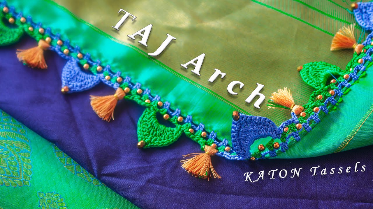 Beautiful TAJ Arch Crochet | Taj Mahal Dome Shape Arch Crochet | 10 Strands Crochet | KATON Tassels