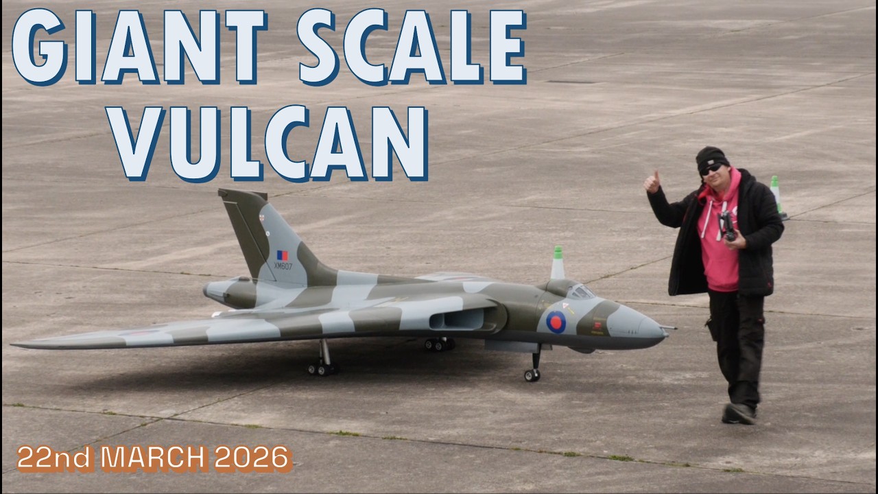Giant Scale Vulcan Aerobatic test Flight Pushing the limits
