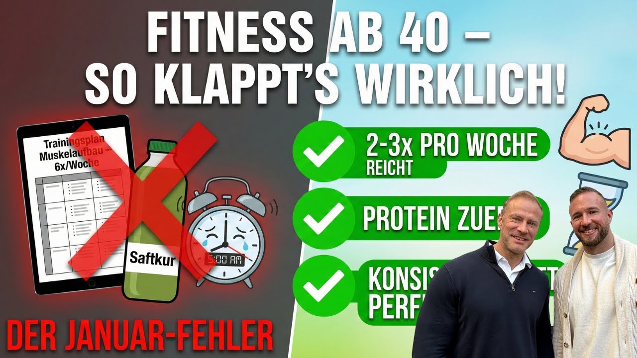 Fitness ab 40: Die 3 Fehler, die deinen Fortschritt killen