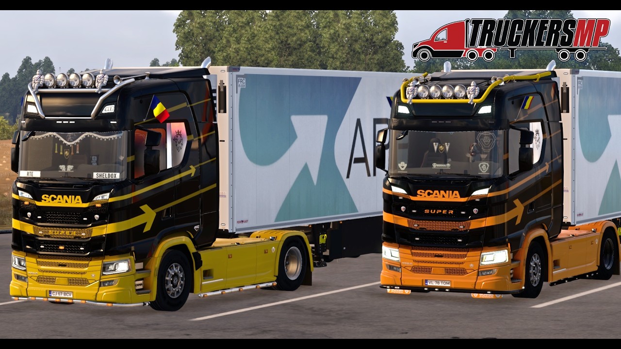 🚚Curse de 5000 kilometri pe TruckersMP si SinglePlayer⁉️[RO] Trans Express  🛣  #truckersmp #ets2