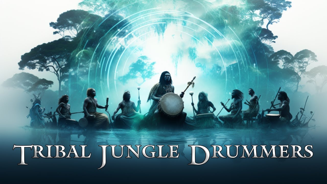Tribal Jungle Drummers -  Steady Groove for Motivation - Dance - Meditation - Shamanic Work
