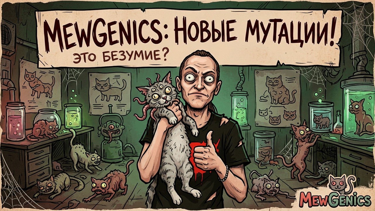 🔴 MewGenics 🔴 МяуГеникс 🔴 Тина - ГильоТинА (часть 3)
