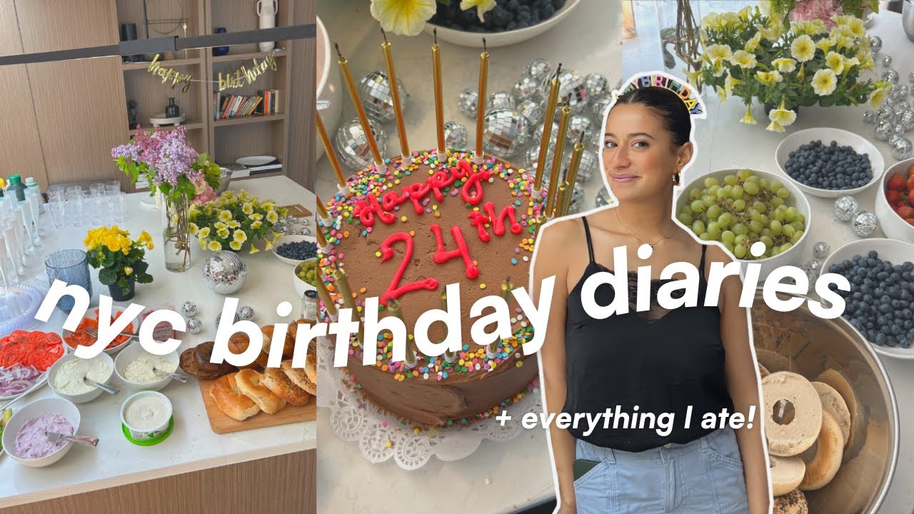 EVERYTHING I ATE ON MY BIRTHDAY | CELEBRATING MY *24TH BDAY* IN NYC!