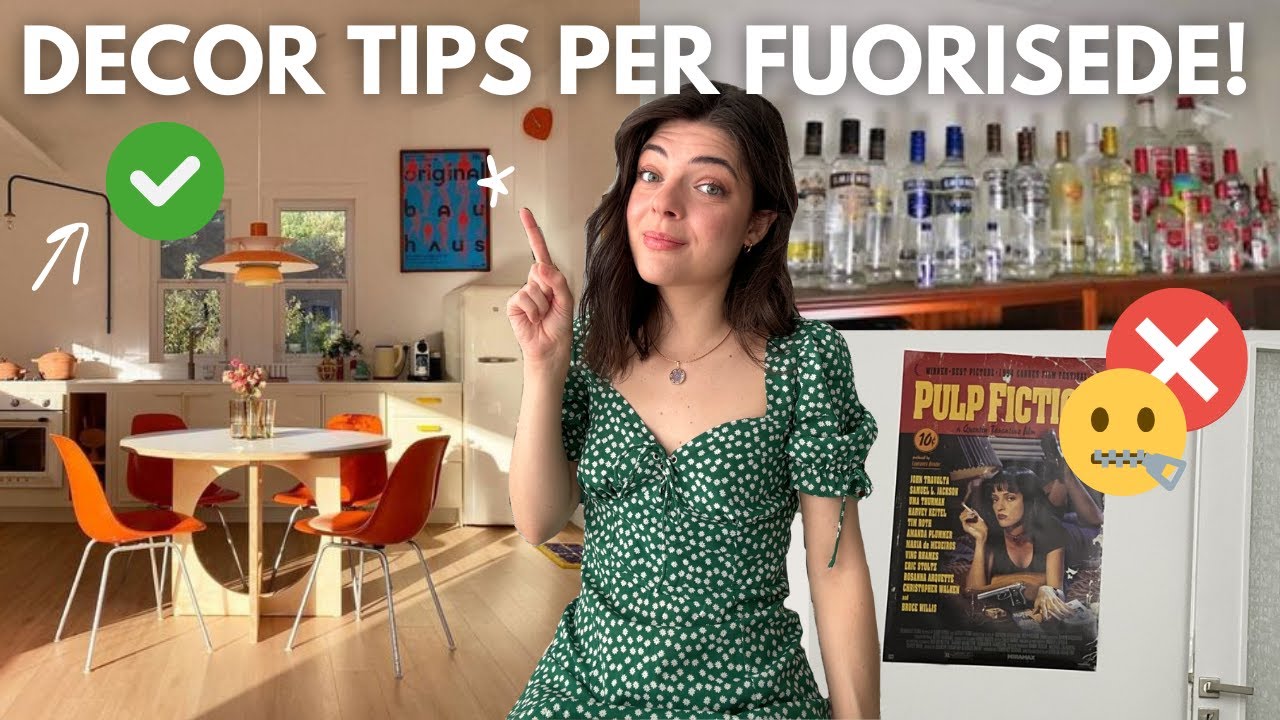 🌞DECORARE una STANZA da FUORISEDE! 📚 *cosa NON fare + alternative AESTHETIC*