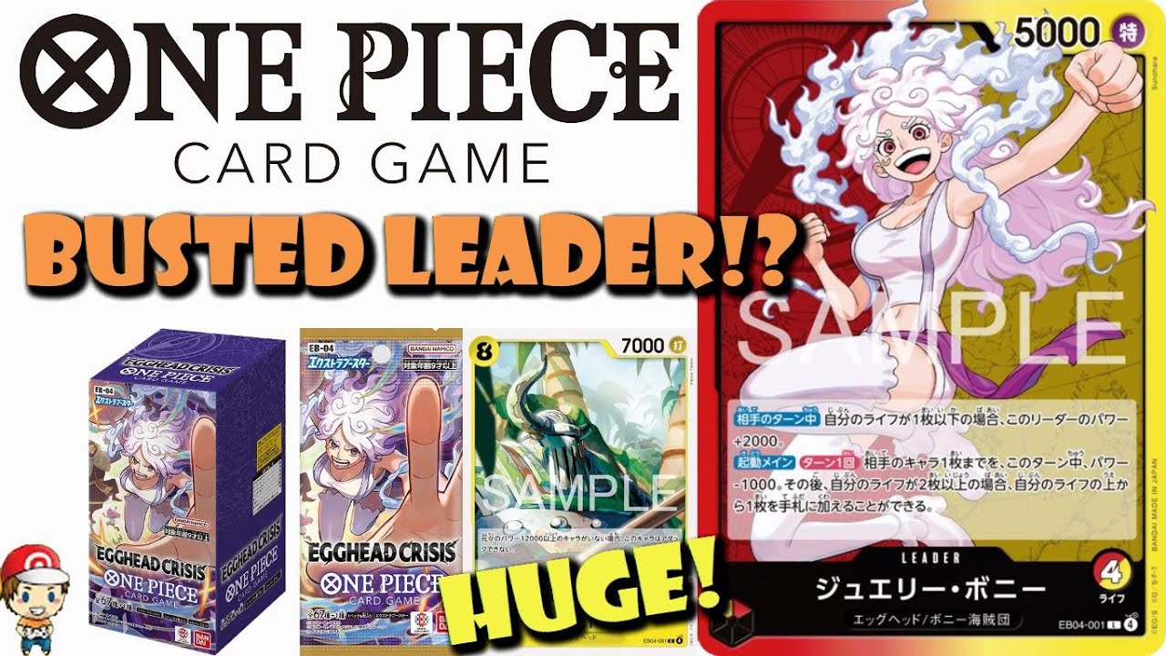 Gear 5 Bonney Leader Revealed! Is This Broken!? 1st Ever Emet Card is Huge! (One Piece TCG News)