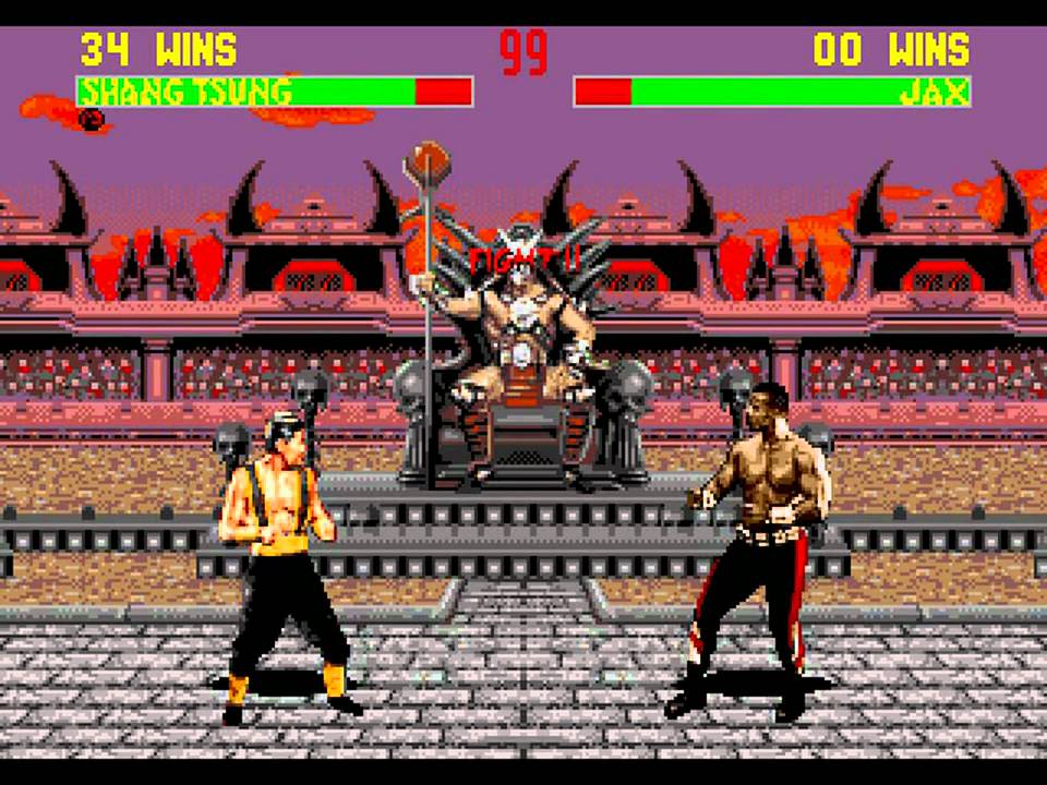 Mortal Kombat 2 [SMD] Shang Tsung - Rare Ice Fatality