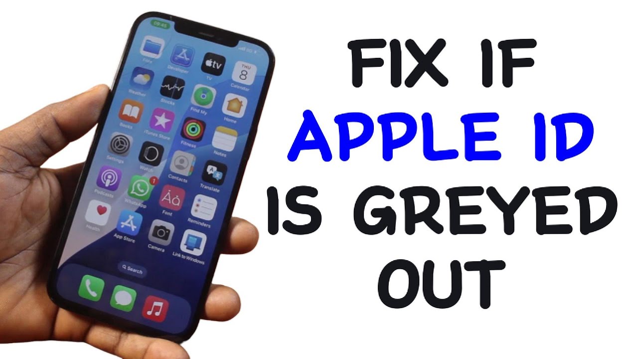 How to Fix If Apple ID is Greyed Out in Settings on iPhone 12 Pro Max