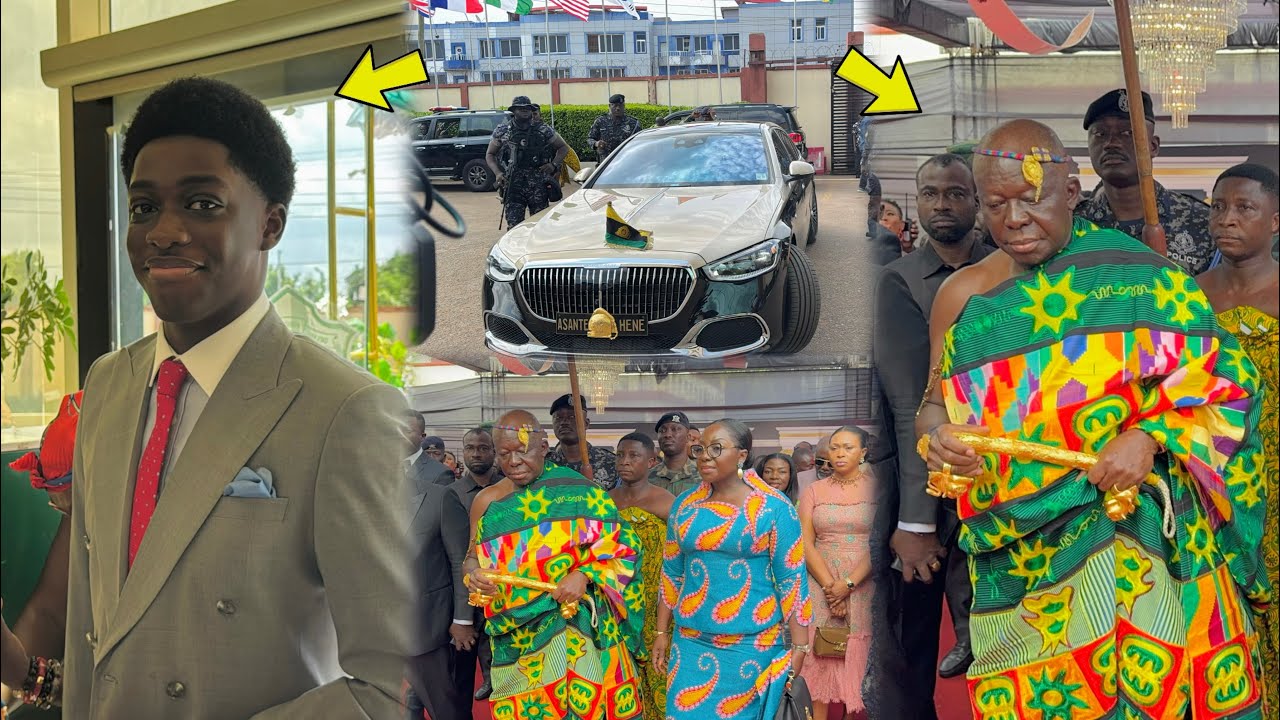 Wow Money Sweet😫Otumfou Osei Tutu || Storms his Son’s Graduation At DPS the Richest School in Ghana