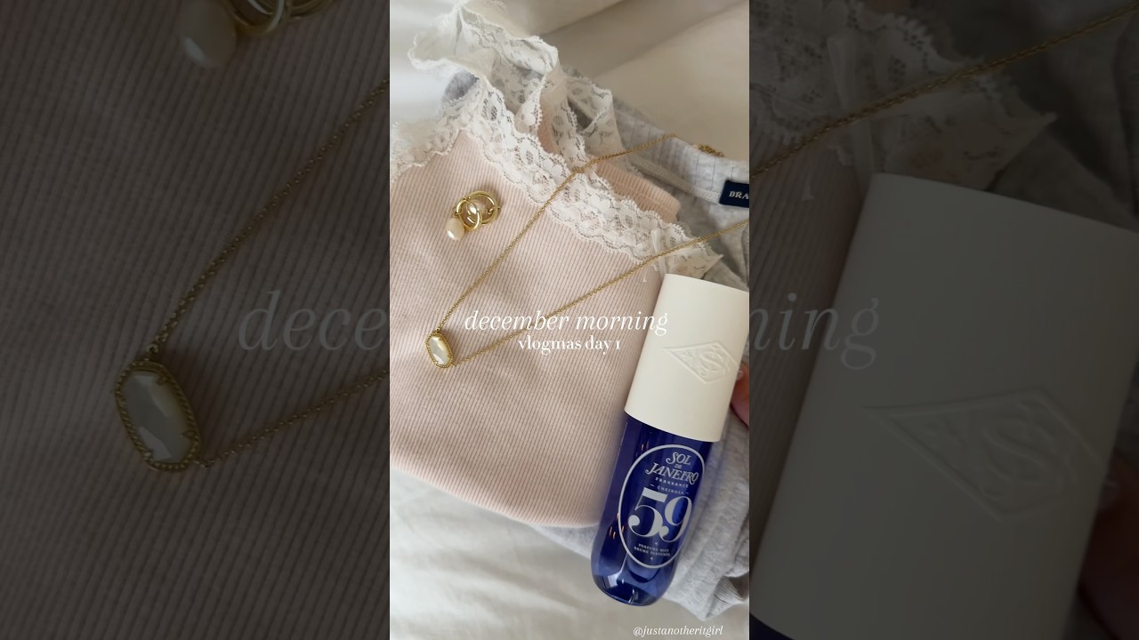 December morning - vlogmas day 1❄️#vlogmas #christmas #fyp #cleangirlaesthetic #aesthetic #cleangirl