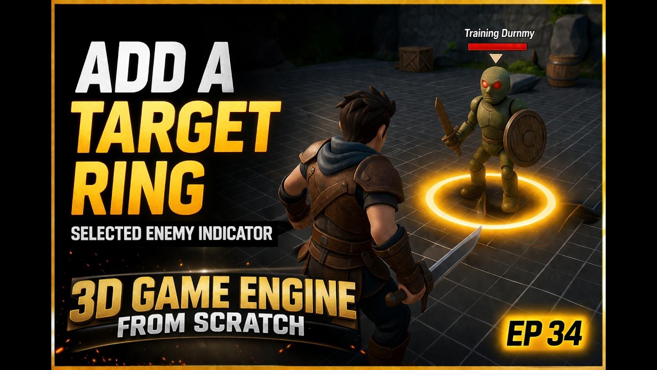 Add a Target Ring in ECS | Selected Enemy Indicator | Ep 34