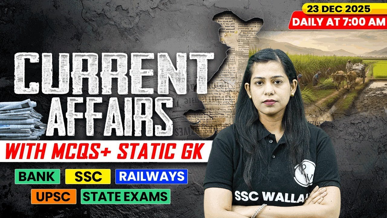 Current Affairs Today | 24 December Current Affairs 2025 | Daily Current Affairs | By Krati Mam