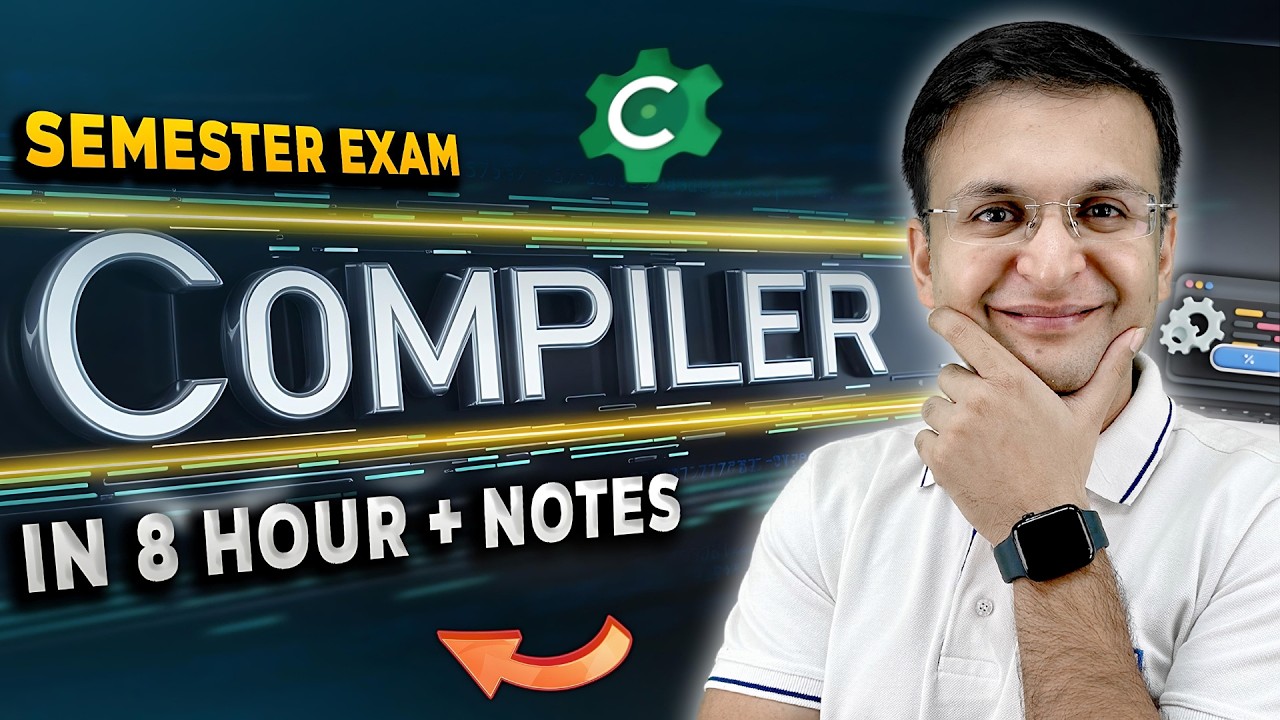 Complete CD Compiler Design in one shot | Semester Exam | Hindi