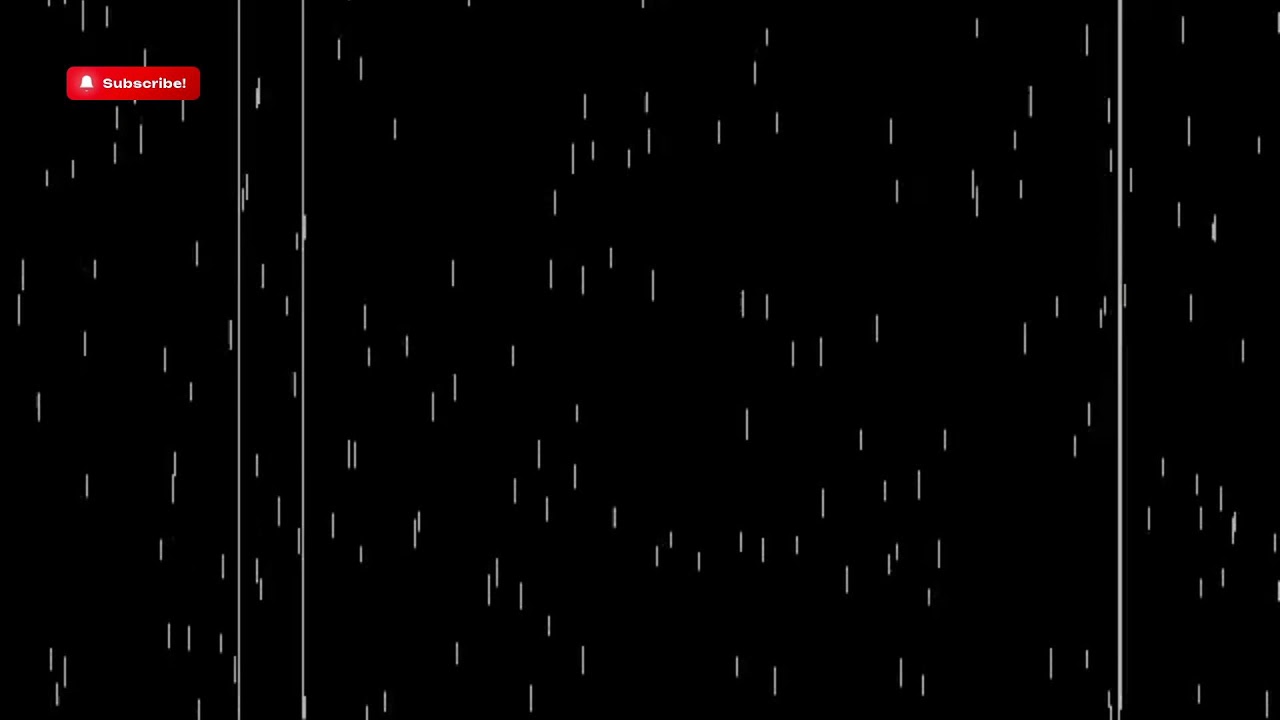 WHITE NOISE TO SLEEP TO | No ads while sleeping | black screen with subtle rainfall animation