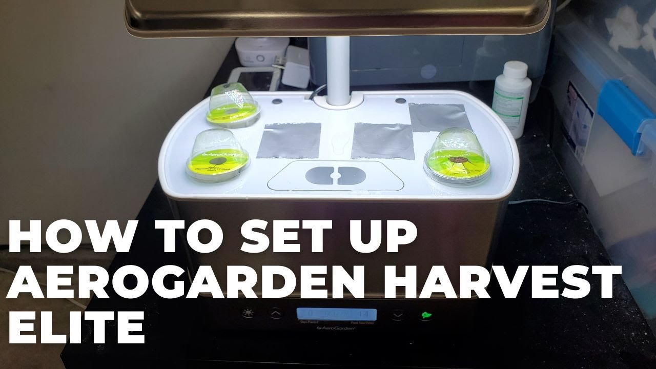 How to Setup and Plant Aerogarden Harvest Elite
