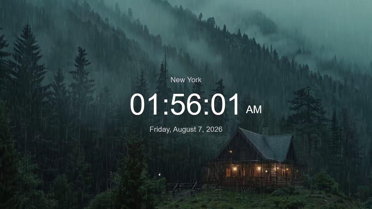 🔴 LIVE | Clock / Time in New York now / LIVE New York / what time is it now