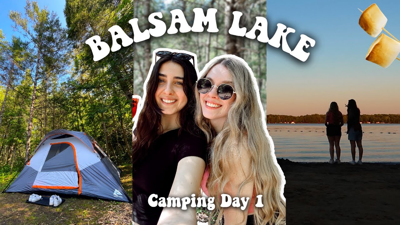Camping at Balsam Lake Provincial Park, Ontario | Day 1 vlog 🏕