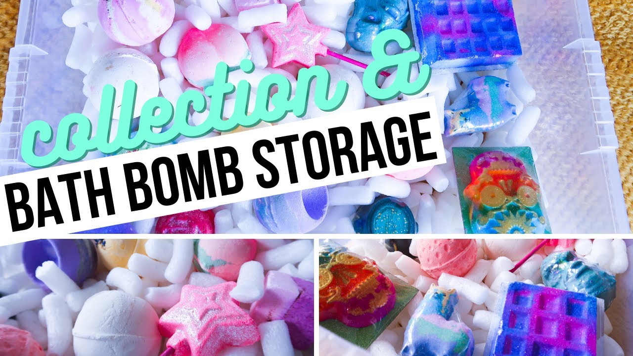 HOW I ORGANISE MY BATH BOMB COLLECTION | Storage Tips For Bath Bombs