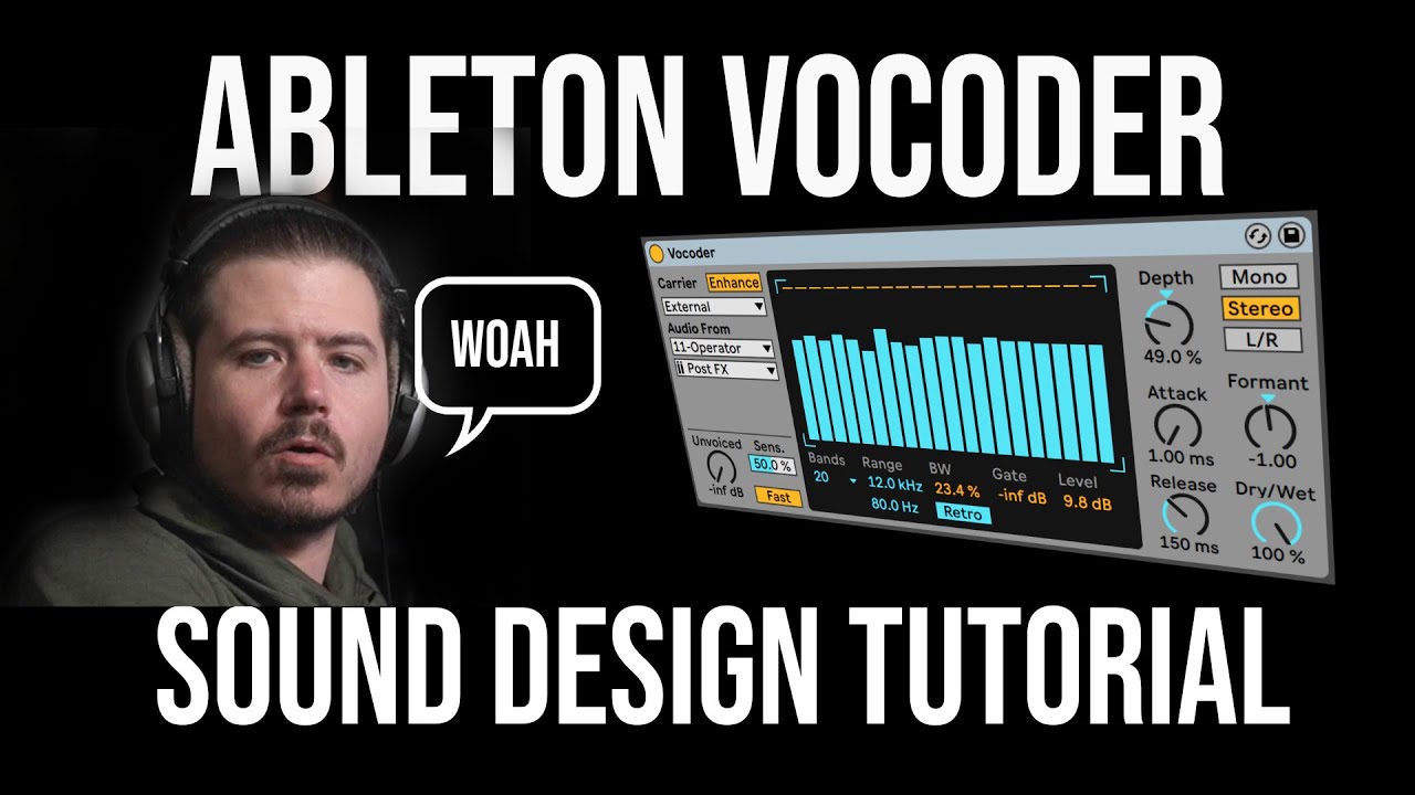 Учебное пособие по звуковому дизайну Ableton Vocoder