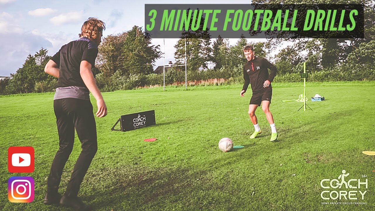Coach Corey's 3 Minute Football Drills