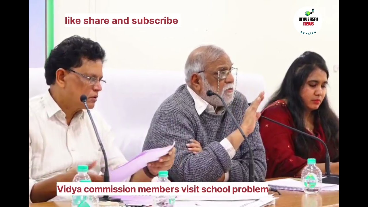 #vidya commission members schools visit