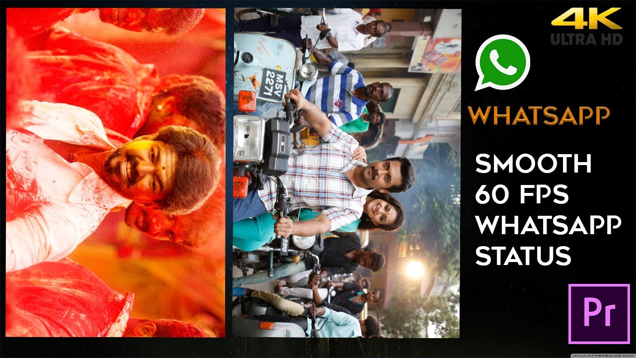 HOW TO CREATE SMOOTH HD 60 FPS WHATSAPP STATUS VIDEOS IN TAMIL| PREMIERE PRO| FULL SCREEN HD VIDEO
