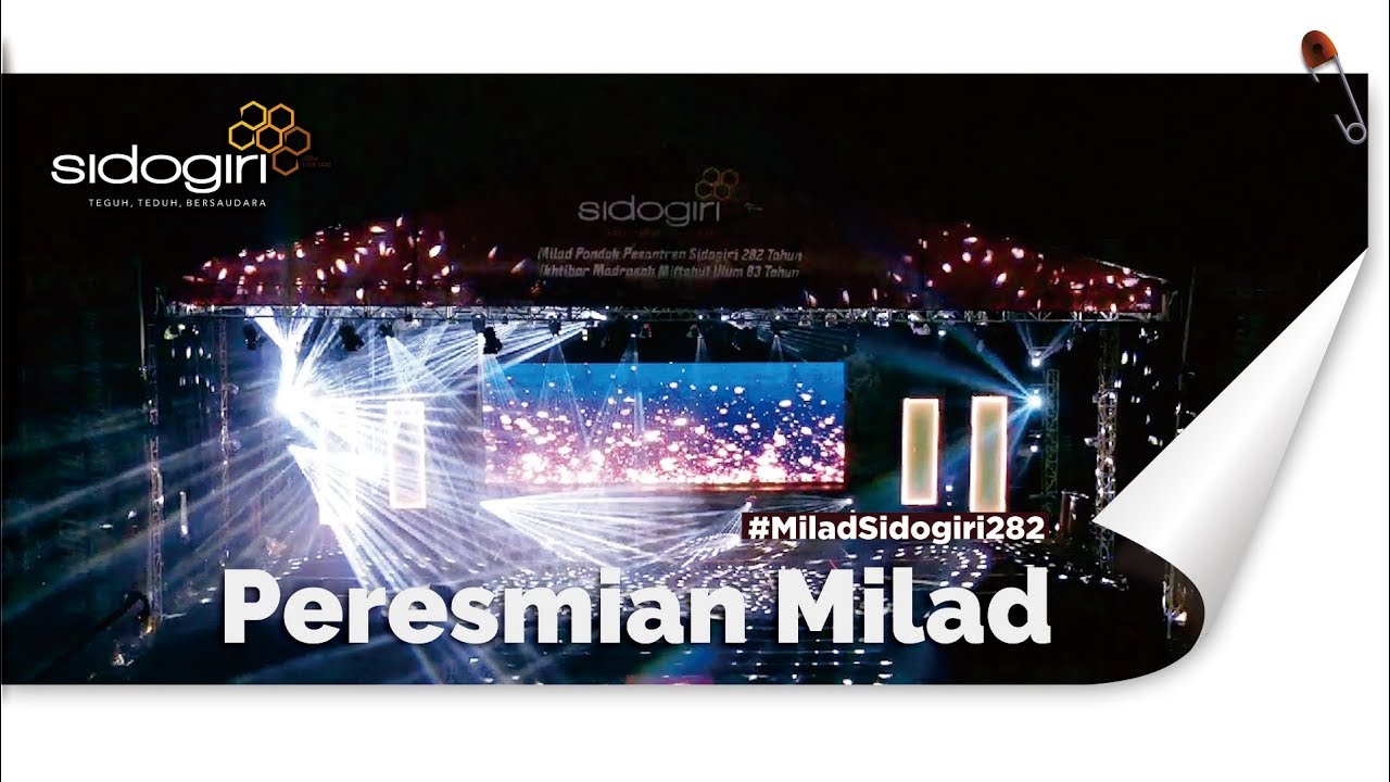 Peresmian Acara Milad Sidogiri ke 282