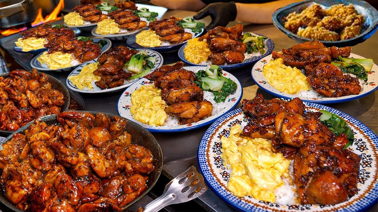 500 Bowls Sold Out Every Day?! Unbelievable Soy Sauce Chicken Rice Bowl / Korean street food