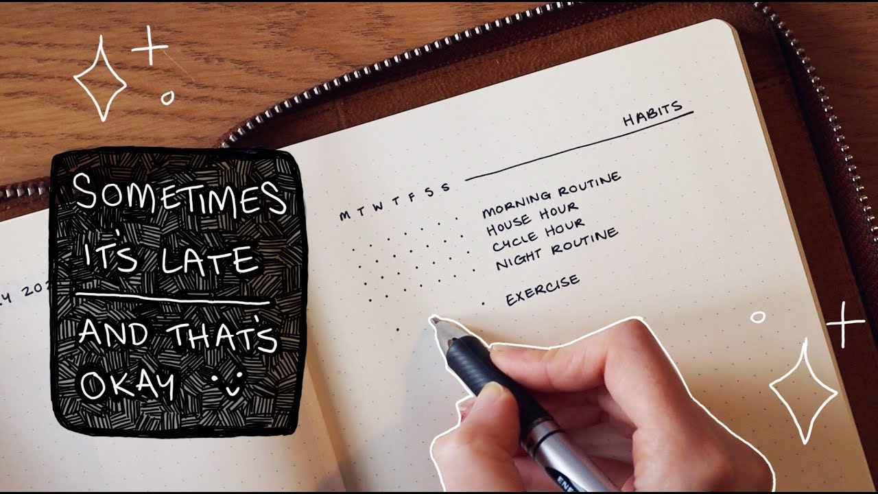 a quick bullet journal setup ✦ (halfway through the month)