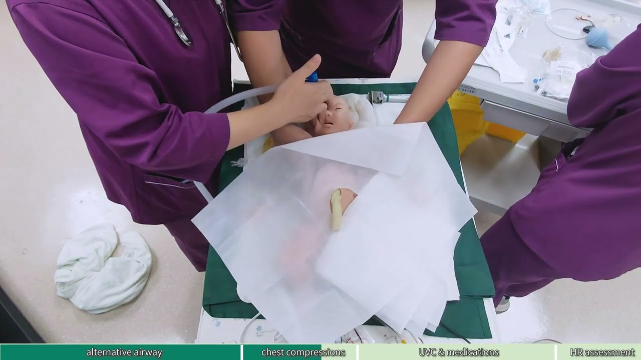 Neonatal Resuscitation Program(NRP) Simulation Training(3)---intubation, compressions, drugs admin