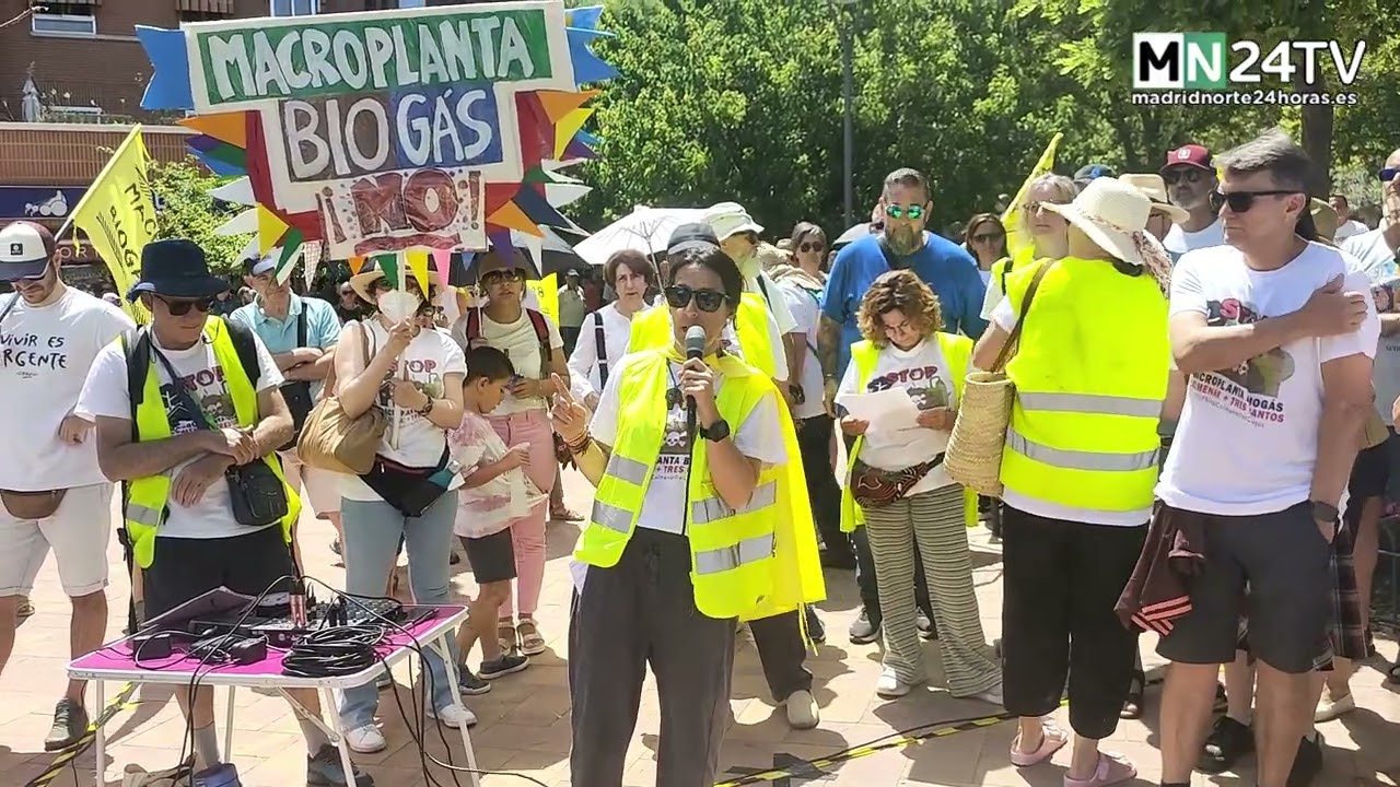 Manifestación en Tres Cantos contra la planta de biorresiduos de Colmenar Viejo