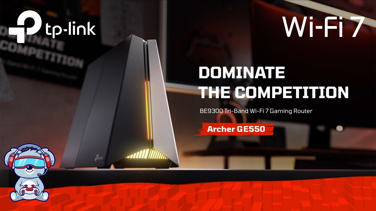 TP-Link | Archer GE550 | BE9300 Tri-Band Wi-Fi 7 Gaming Router