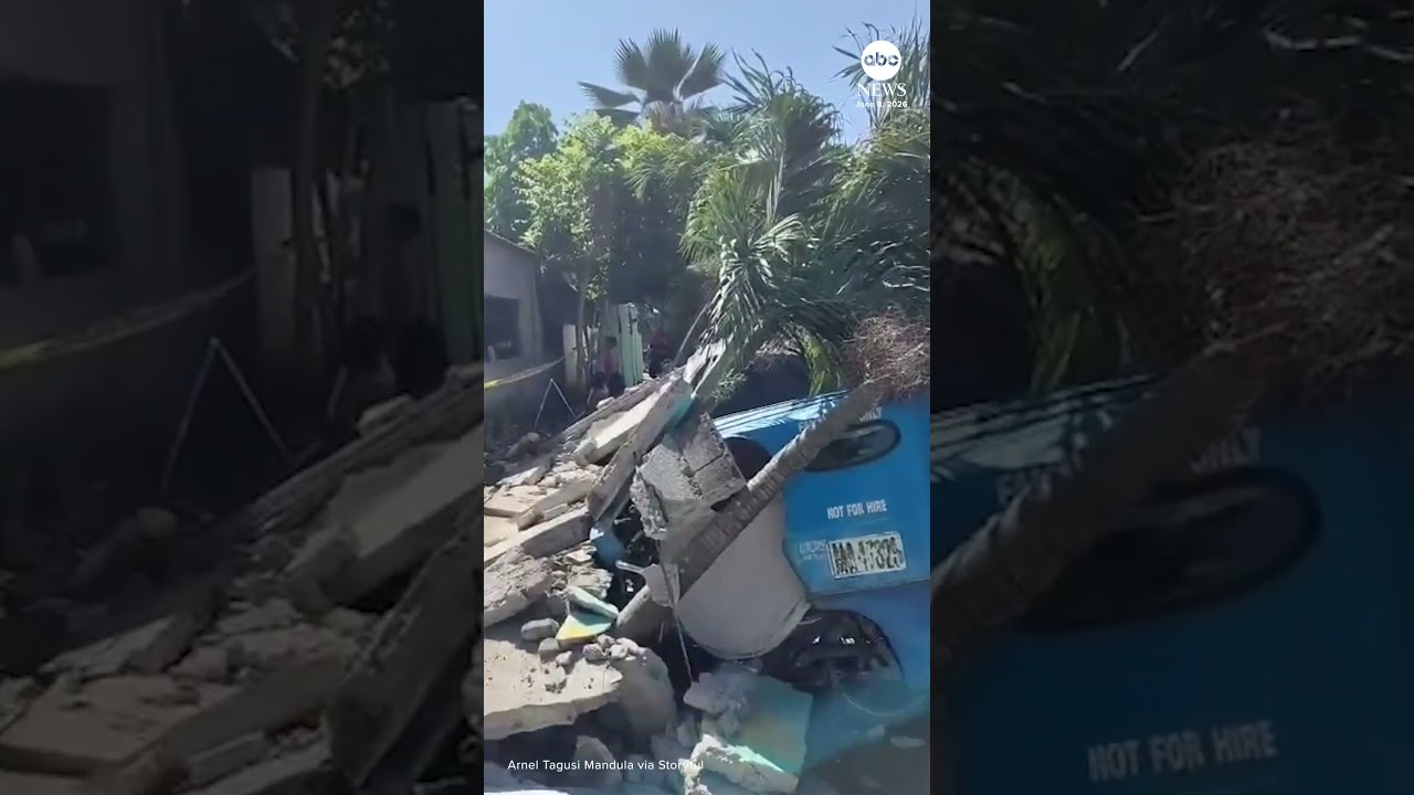 A 7.8 magnitude quake in the Philippines kills at least 16, sets off a tsunami #news #philippines